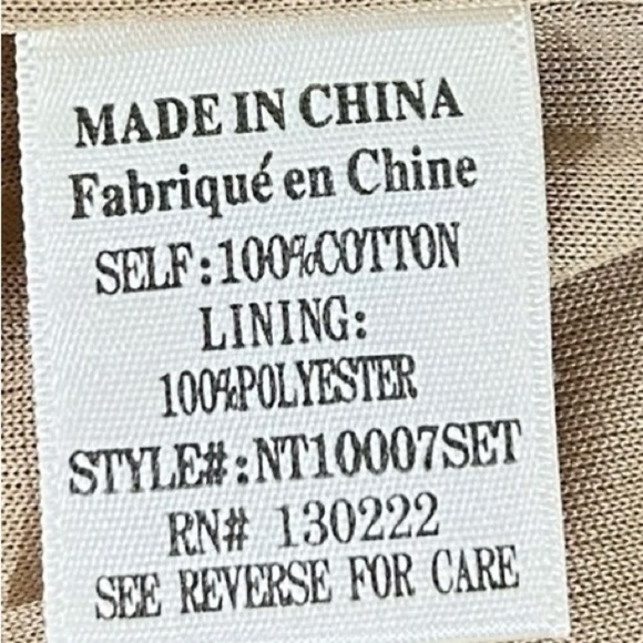 New In High Waisted tan Frayed Hem Shorts tie front pockets crinkle cotton large - Picture 4 of 4